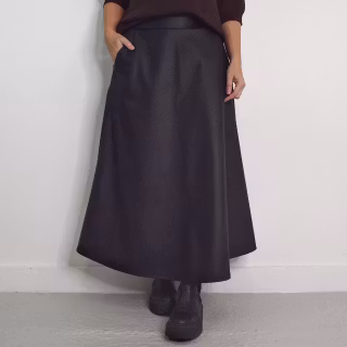 Kjol Alexia Vaxad SVART - Mix By Heart