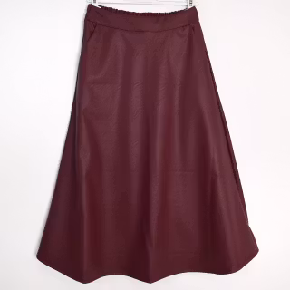 Kjol Alexia Vaxad VINRÖD - Mix By Heart