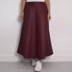 Kjol Alexia Vaxad VINRÖD - Mix By Heart