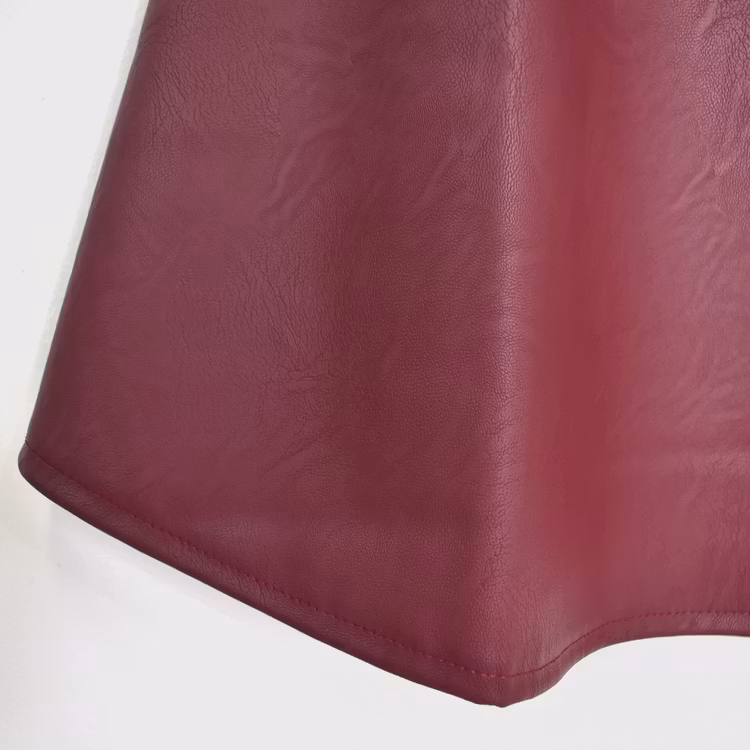 Kjol Alexia Vaxad VINRÖD - Mix By Heart