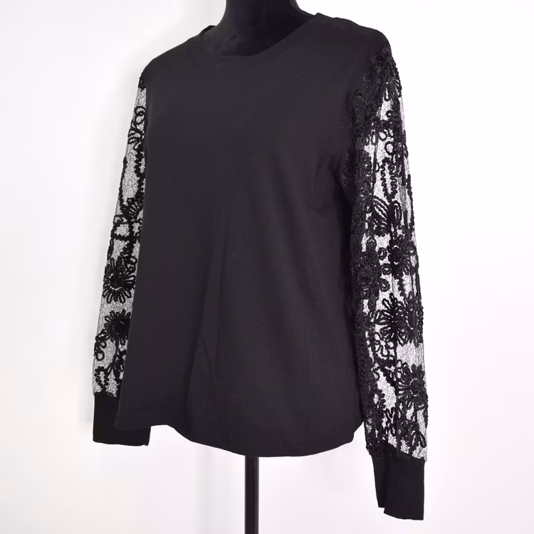 Topp Yvette SVART - Mix By Heart