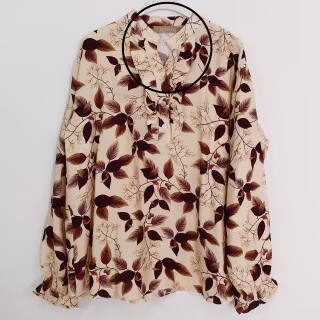 ANDRASORTERING Blus Krås Joceline BEIGE S/M - Marta du Chateau