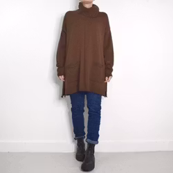 Långtröja Polo Vendela BRUN - Mix By Heart