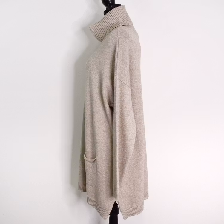 Långtröja Polo Vendela BEIGE - Mix By Heart