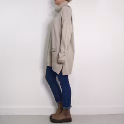 Långtröja Polo Vendela BEIGE - Mix By Heart