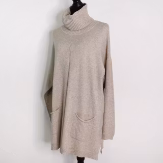 Långtröja Polo Vendela BEIGE - Mix By Heart