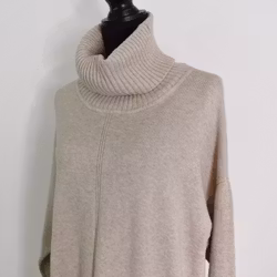 Långtröja Polo Vendela BEIGE - Mix By Heart