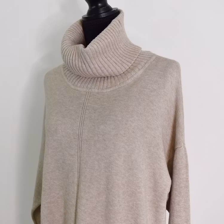 Långtröja Polo Vendela BEIGE - Mix By Heart