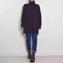 Långtröja Polo Vendela SVART - Mix By Heart