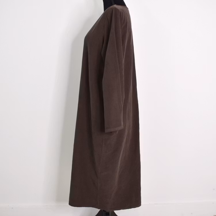 Klänning Cord Minelle BRUN - Mix By Heart