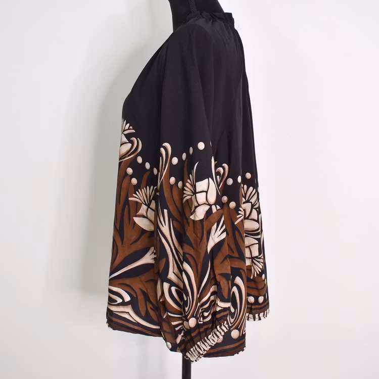 Blus Octavia SVART - Marta du Chateau