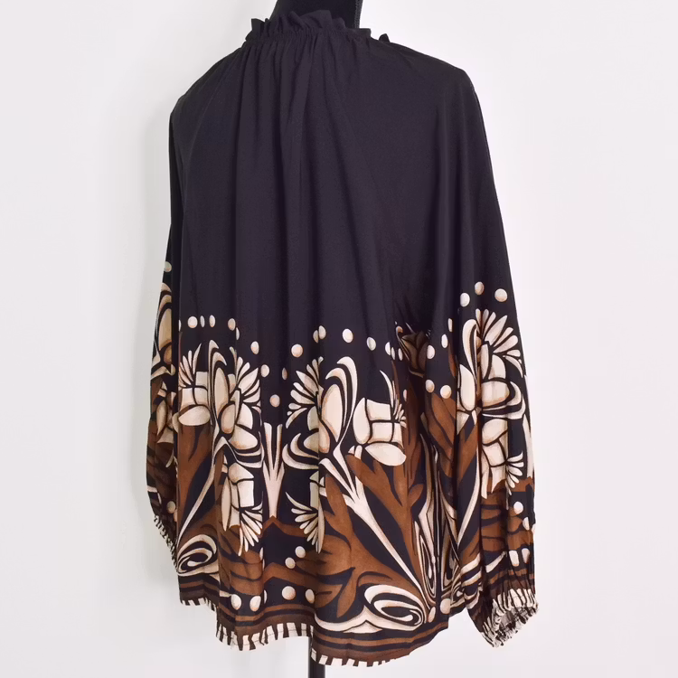 Blus Octavia SVART - Marta du Chateau