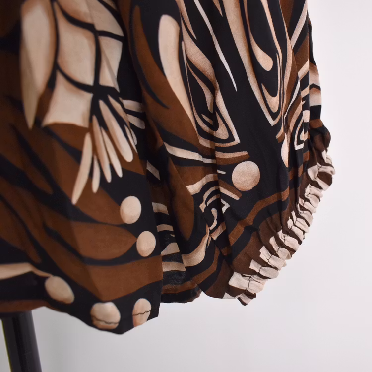 Blus Octavia SVART - Marta du Chateau