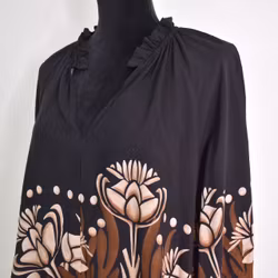 Blus Octavia SVART - Marta du Chateau