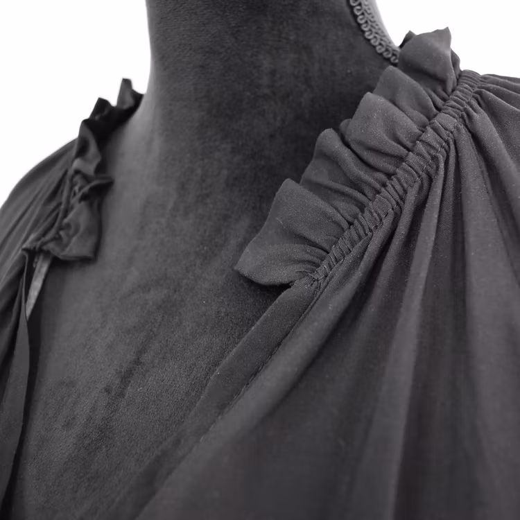 Blus Octavia SVART - Marta du Chateau