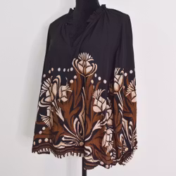 Blus Octavia SVART - Marta du Chateau