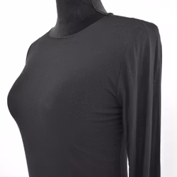 Bastopp Långärmad Leonora SVART - Marta du Chateau