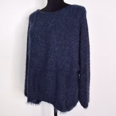 Stickad Tröja Anouk BLUE - Marta du Chateau