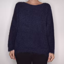 Stickad Tröja Anouk BLUE - Marta du Chateau