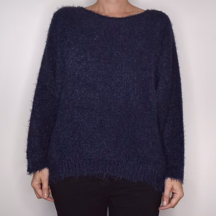 Stickad Tröja Anouk BLUE - Marta du Chateau