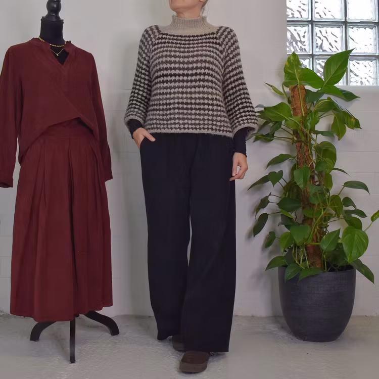 Bastopp Långärmad Leonora SVART - Marta du Chateau