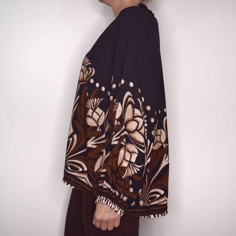 Blus Octavia SVART - Marta du Chateau