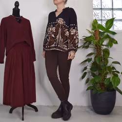 Blus Octavia SVART - Marta du Chateau