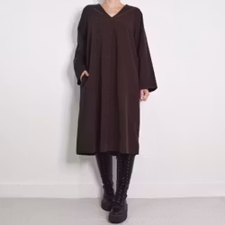 Klänning Cord Minelle BRUN - Mix By Heart