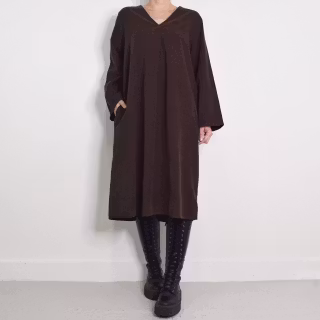 Klänning Cord Minelle BRUN - Mix By Heart
