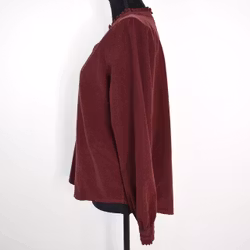 Blus Morgana Cord BORDEAUX - Marta du Chateau