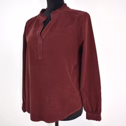 Blus Morgana Cord BORDEAUX - Marta du Chateau