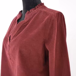 Blus Morgana Cord BORDEAUX - Marta du Chateau