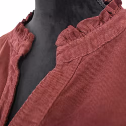 Blus Morgana Cord BORDEAUX - Marta du Chateau