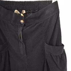 Byxa Cord Gertrud SVART - Marta du Chateau