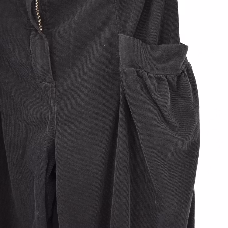 Byxa Cord Gertrud SVART - Marta du Chateau