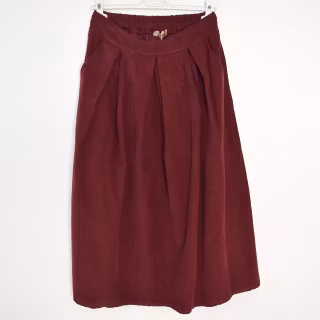 Kjol Cord Ciela BORDEAUX - Marta du Chateau
