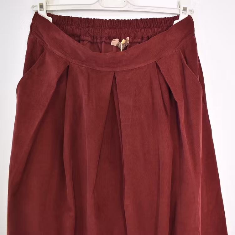 Kjol Cord Ciela BORDEAUX - Marta du Chateau