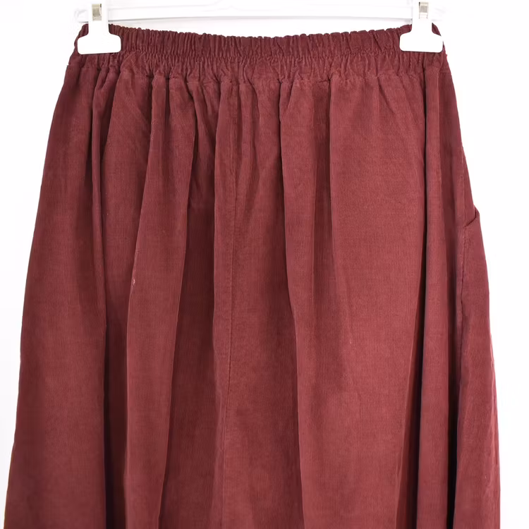 Kjol Cord Ciela BORDEAUX - Marta du Chateau
