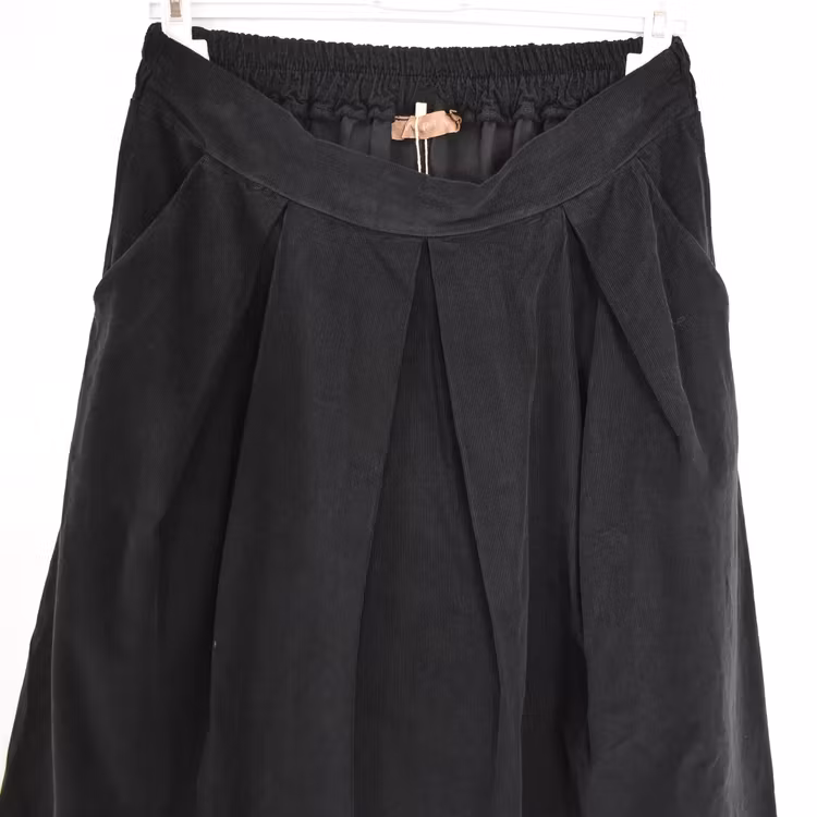 Kjol Cord Ciela SVART - Marta du Chateau