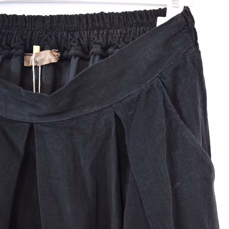 Kjol Cord Ciela SVART - Marta du Chateau