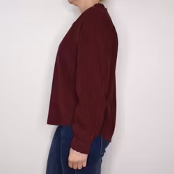 Blus Morgana Cord BORDEAUX - Marta du Chateau