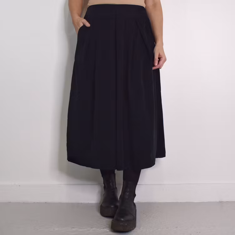 Kjol Cord Ciela SVART - Marta du Chateau