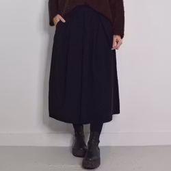 Kjol Cord Ciela SVART - Marta du Chateau