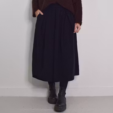 Kjol Cord Ciela SVART - Marta du Chateau