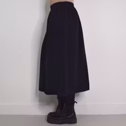 Kjol Cord Ciela SVART - Marta du Chateau