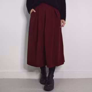 Kjol Cord Ciela BORDEAUX - Marta du Chateau