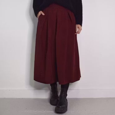 Kjol Cord Ciela BORDEAUX - Marta du Chateau