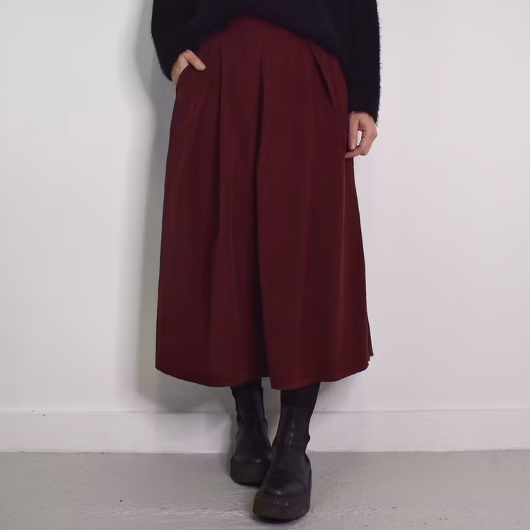 Kjol Cord Ciela BORDEAUX - Marta du Chateau