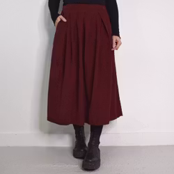 Kjol Cord Ciela BORDEAUX - Marta du Chateau