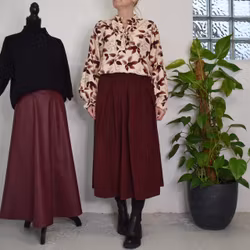 Kjol Cord Ciela BORDEAUX - Marta du Chateau